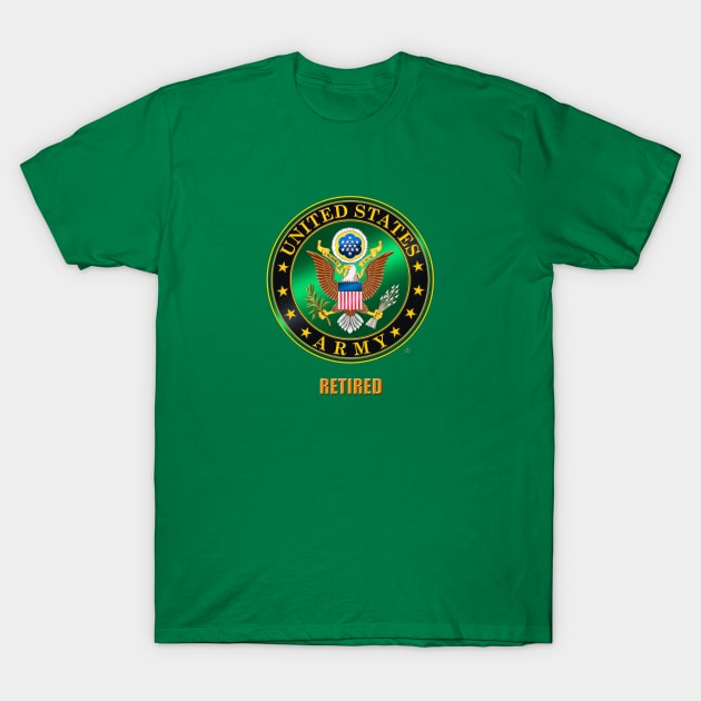 U.S. Army Retired T-Shirt by robophoto